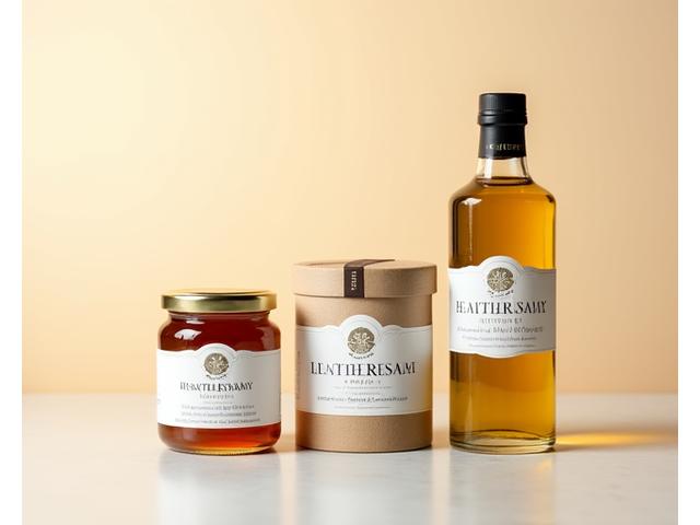 Gamme de produits artisanaux avec un éclairage soigné